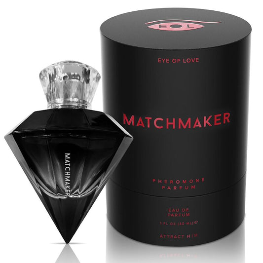 EYE OF LOVE - PERFUME CON FEROMONAS NEGRO DIAMANTE EMPAREJADOR LGBTQ PARA ÉL 30 ML
