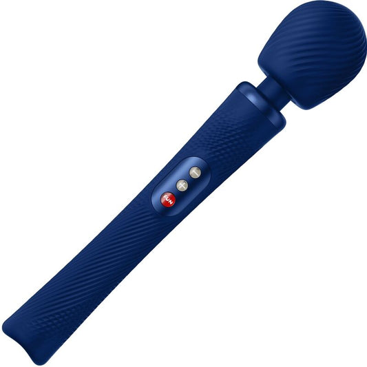FUN FACTORY - VIM VIBRADOR RECARGABLE DE SILICONA CON PESO EN AZUL MEDIANOCHE