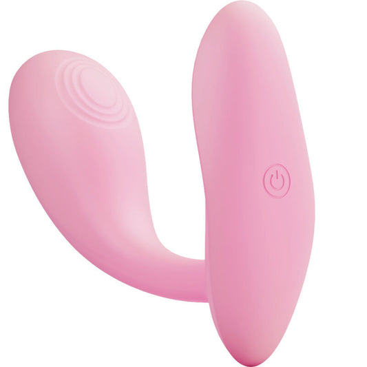 PRETTY LOVE - BAIRD VIBRATORE RICARICABILE PUNTO G 12 FUNZIONI ROSA APP