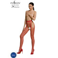 PASSION - ECO COLLECTION BODYSTOCKING ECO S007 ROSSO