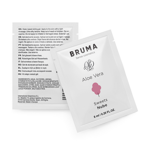 BRUMA - ALOE VERA GEL DESLIZANTE SABOR DULCES 6 ML