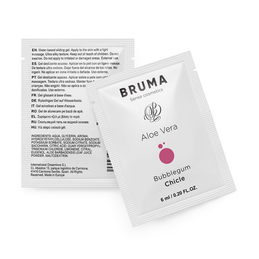 BRUMA - GEL DESLIZANTE DE ALOE VERA SABOR CHICLE 6 ML