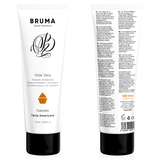 BRUMA - GEL SCORREVOLE ALL'ALOE VERA GUSTO CUPCAKE 100 ML