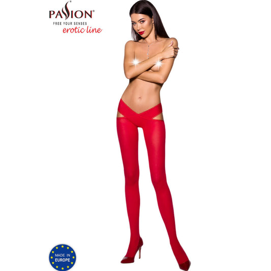 PASSION - TIOPEN 005 COLLANT ROSSI 3/4 60 DEN