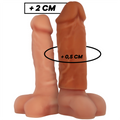 VIRILXL - EXTENSIÓN DE PENE V3 DE SILICONA LÍQUIDA MARRÓN