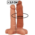 VIRILXL - EXTENSIÓN DE PENE V5 MARRÓN DE SILICONA LÍQUIDA