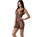 PASSION - BS097 BODY IN TESSUTO ELASTICIZZATO NERO TAGLIA UNICA