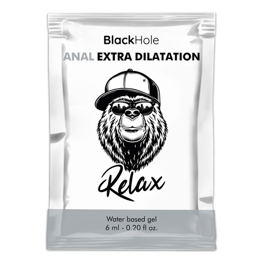 AGUJERO NEGRO - GEL A BASE DE AGUA EXTRA DILATACIÓN 6 ML MONODOSIS