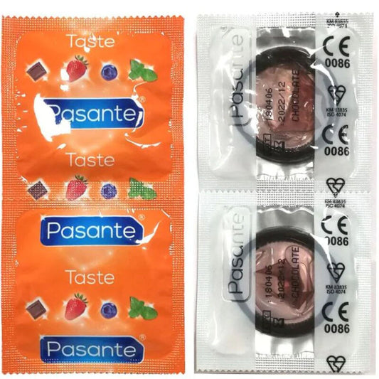 PASANTE - PRESERVATIVI AL GUSTO CIOCCOLATO TENTAZIONE SACCHETTO 144 UNITÀ