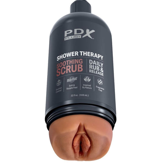 PDX PLUS - MASTURBATORE STROKER DESIGN DISCRETO A BOTTIGLIA SHAMPOO ADDOLCENTE SCRUB CANDY