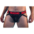 MACHO - SUSPENSORIO MX26X2 NEGRO/ROJO S