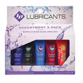 ID JUICY LUBE - PAQUETE SURTIDO DE 5 TUBOS DE LUBRICANTE DE 12 ML