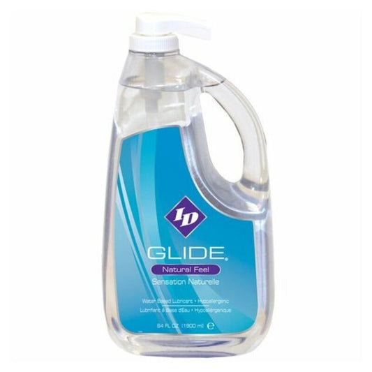 ID GLIDE - LUBRICANTE ÍNTIMO A BASE DE AGUA + SENSACIÓN NATURAL HIPOALERGÉNICA 1900 ML