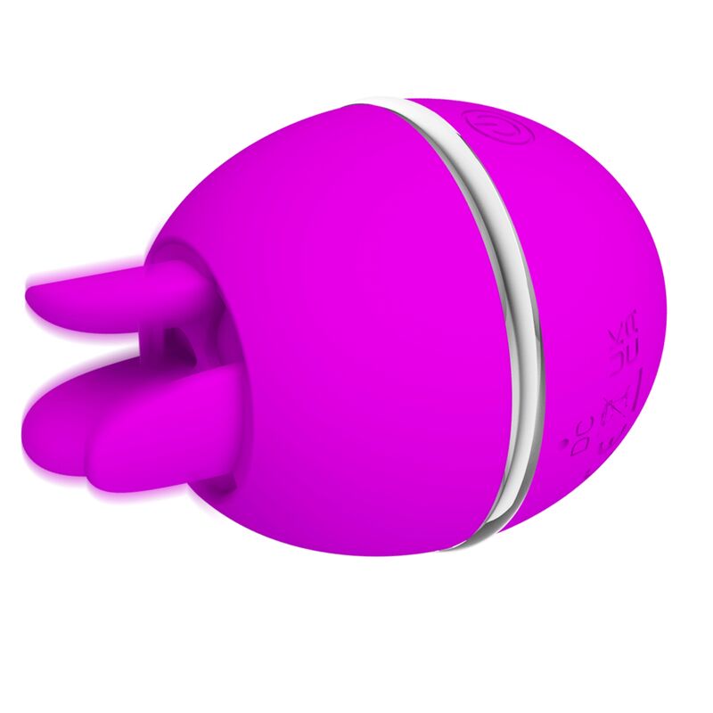 PRETTY LOVE - GEMINI BALL PURPLE ROUND SILICONE VIBRATOR PRETTY LOVE FLIRTATION