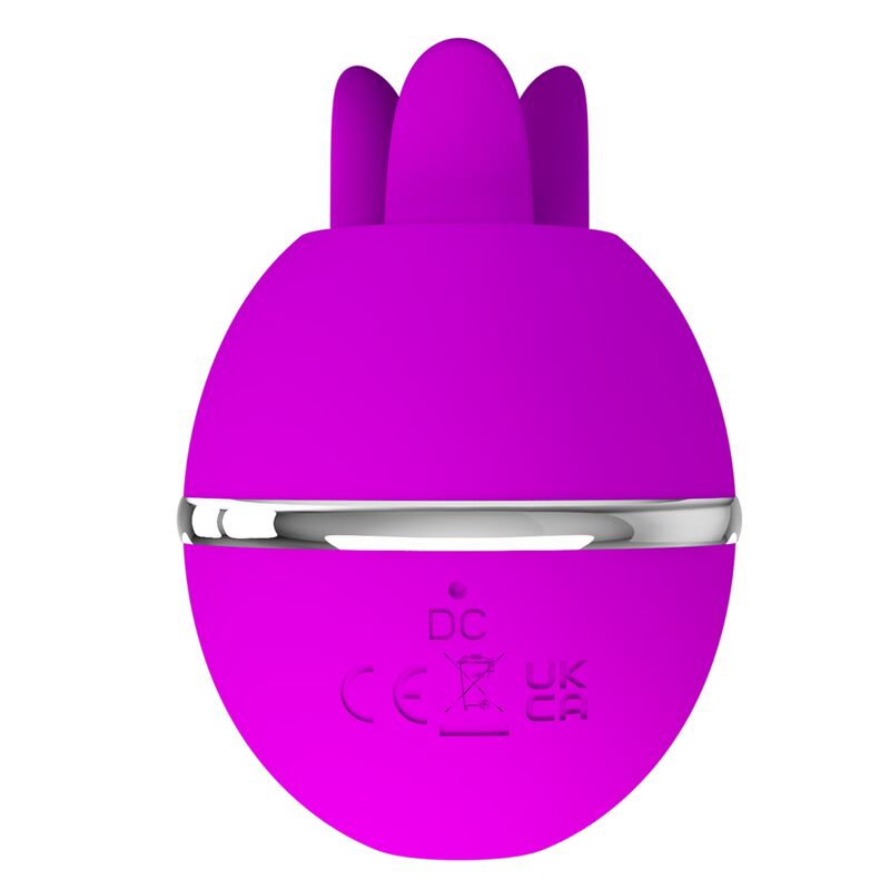 PRETTY LOVE - GEMINI BALL PURPLE ROUND SILICONE VIBRATOR PRETTY LOVE FLIRTATION