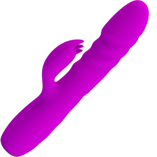 PRETTY LOVE - VIBRADOR CONEJITO RECARGABLE MORADO MELANIE