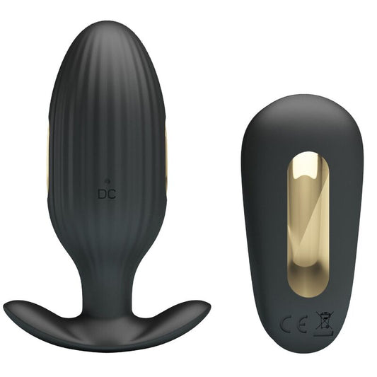 PRETTY LOVE - VIBRATORE RICARICABILE ANALE KELLY BLACK