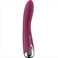 SATISFYER - SPINNING VIBE 1 VIBRATORE ROTANTE PUNTO G ROSSO
