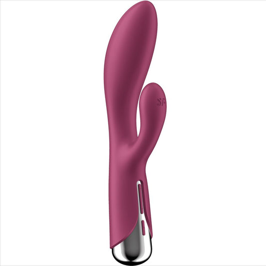 SATISFYER - SPINNING RABBIT 1 STIMOLAZIONE DEL CLITORIDE E DEL PUNTO G ROSSO