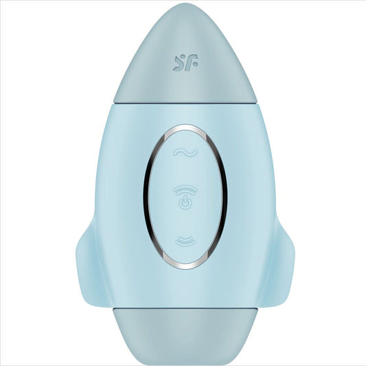 SATISFYER - MISSION CONTROL BLU VIBRATORE A DOPPIO IMPULSO PICCOLO