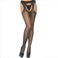 LEG AVENUE - MEDIAS TRANSPARENTES CON LIGA
