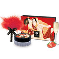 SHUNGA - KIT DE POLVO DE MASAJE COMESTIBLE SABOR FRESA