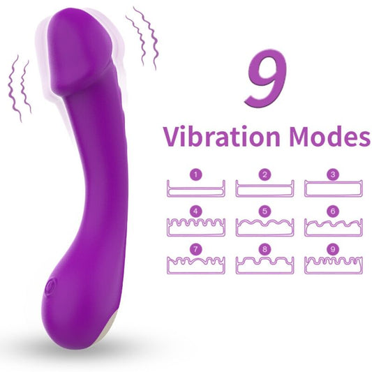ARMONY - DILDO VIBRANTE PUNTO G SILICONE VIOLA