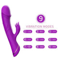 ARMONY - DILDO VIBRADOR CONEJITO SILICONA MORADO