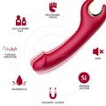 ARMONY - PRINCE DILDO VIBRANTE E ROTANTE ROSSO