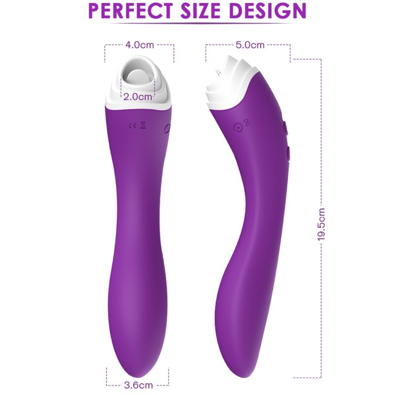 ARMONY - FAIRYLAND LICKING VIBRATING CLIT & VIBRATOR PURPLE ARMONY STIMULATORS