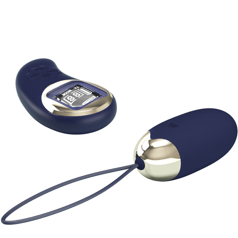PRETTY LOVE - MINA VIBRATING EGG REMOTE CONTROL BLUE PRETTY LOVE LED
