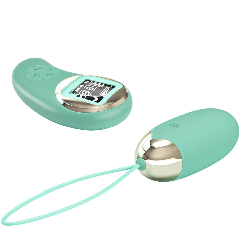 PRETTY LOVE - GREEN REMOTE CONTROL VIBRATING EGG MINE PRETTY LOVE LED