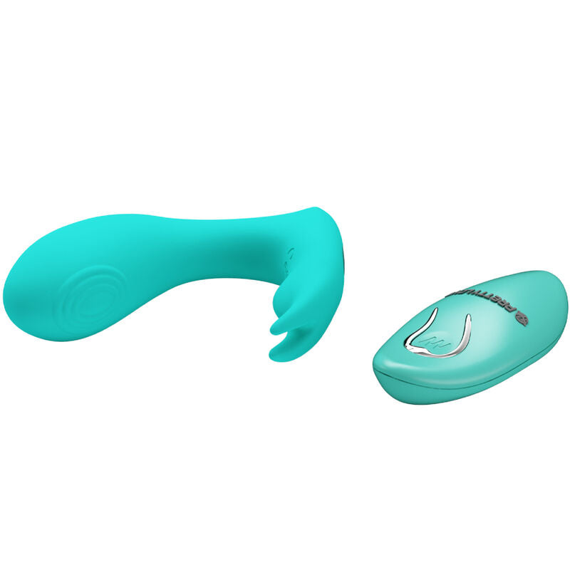 PRETTY LOVE - IDABELLE VIBRATION & PULSATION REMOTE CONTROL BLUE PRETTY LOVE BOTTOM