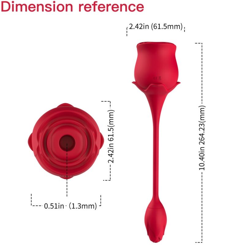 ARMONY - PINK CLITORIS SUCKER & VIBRATOR 10 MODES RED ARMONY STIMULATORS