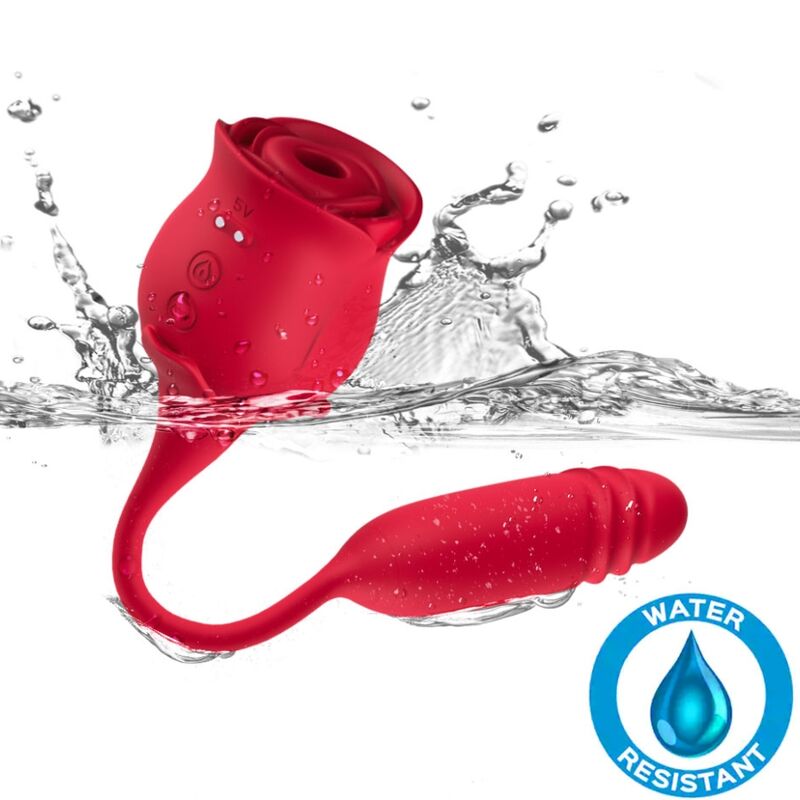 ARMONY - ROSEKNIGTH CLITORIS SUCKER & VIBRATOR RED ARMONY STIMULATORS