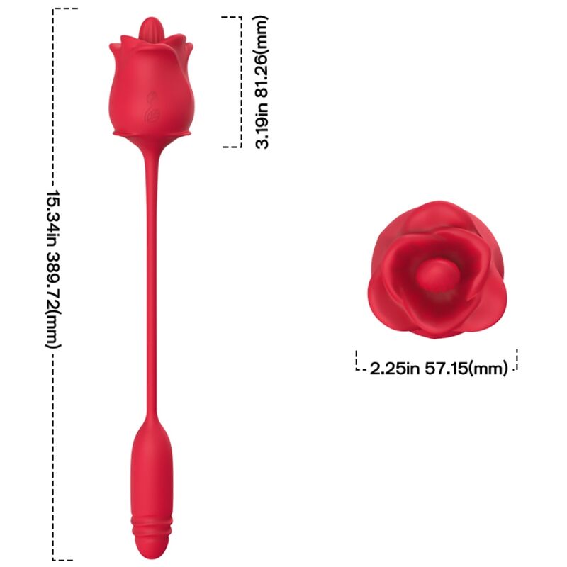 ARMONY - 3-IN-1 PINK, STIMULATOR, SUCTION AND UP&DOWN WITH RED TAIL ARMONY STIMULATORS