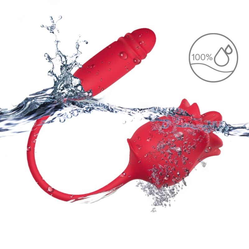 ARMONY - 3-IN-1 PINK, STIMULATOR, SUCTION AND UP&DOWN WITH RED TAIL ARMONY STIMULATORS