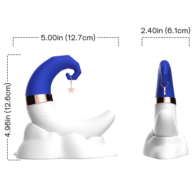 ARMONY - SWEETMOON CLITORIS & G-SPOT SUCTION BLUE ARMONY STIMULATORS