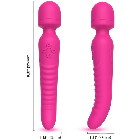 ARMONY - MASSAGGIATORE E VIBRATORE A EFFETTO CALORE MISSION FUCHSIA