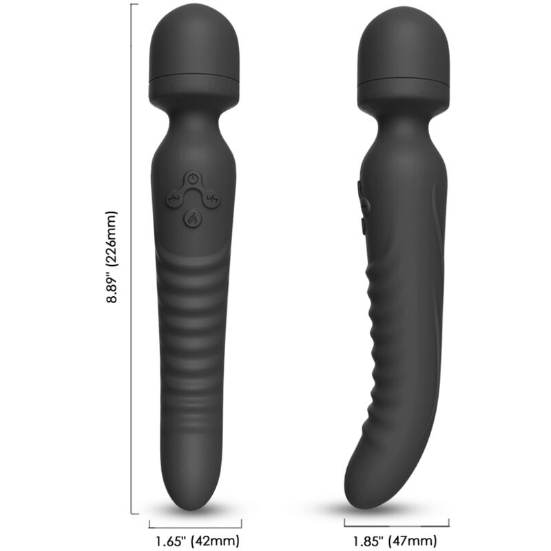 ARMONY - MISSION MASSAGER & VIBRATOR HEAT EFFECT BLACK ARMONY MASSAGERS