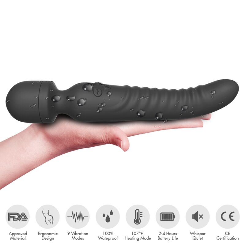 ARMONY - MISSION MASSAGER & VIBRATOR HEAT EFFECT BLACK ARMONY MASSAGERS