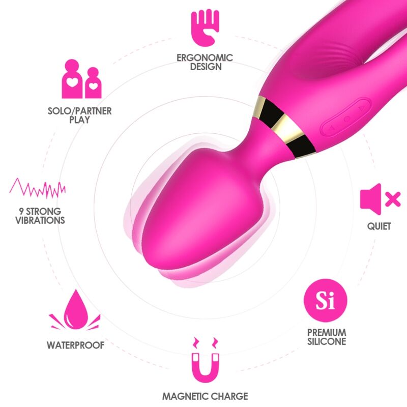ARMONY - MASSAGER & VIBRATOR RABBIT FUCHSIA ARMONY MASSAGERS