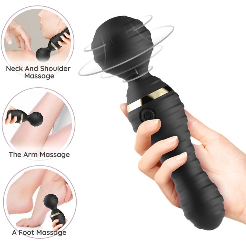 ARMONY - FREEDO MASSAGER & VIBRATOR SMALL BLACK ARMONY MASSAGERS