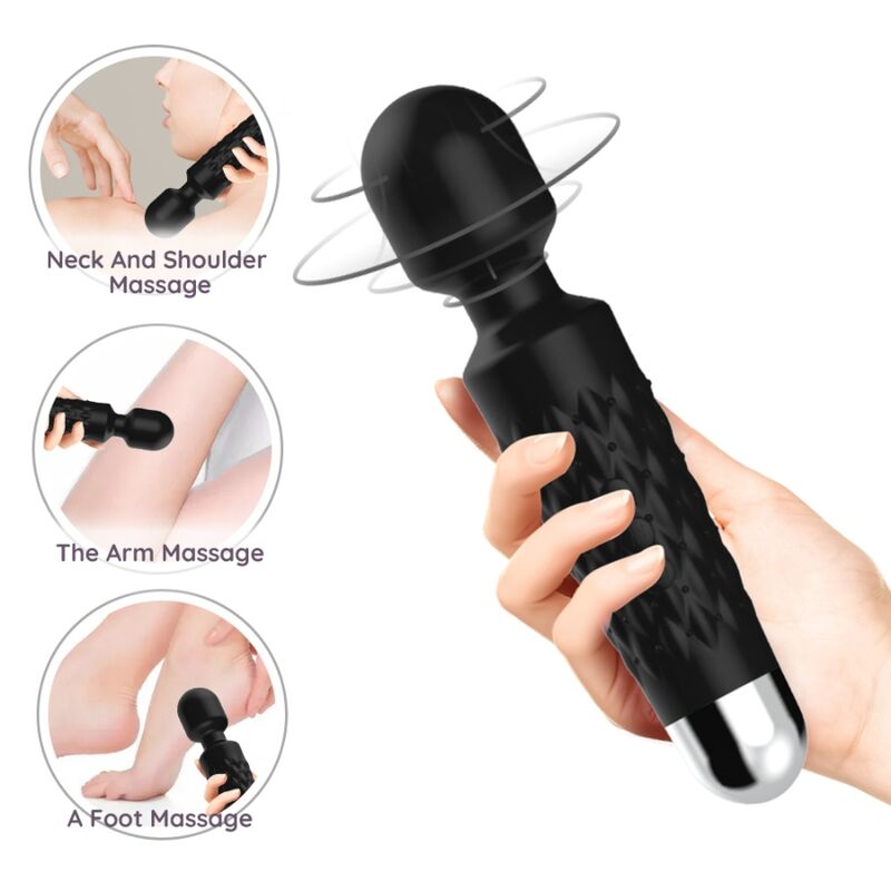 ARMONY - POSTMAN MASSAGER & VIBRATOR SUPER FLEXIBLE HEAD BLACK ARMONY MASSAGERS