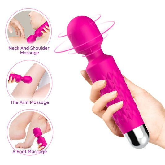 ARMONY - MASSAGGIATORE VIBRATORE POSTMAN TESTA SUPER FLESSIBILE FUCSIA