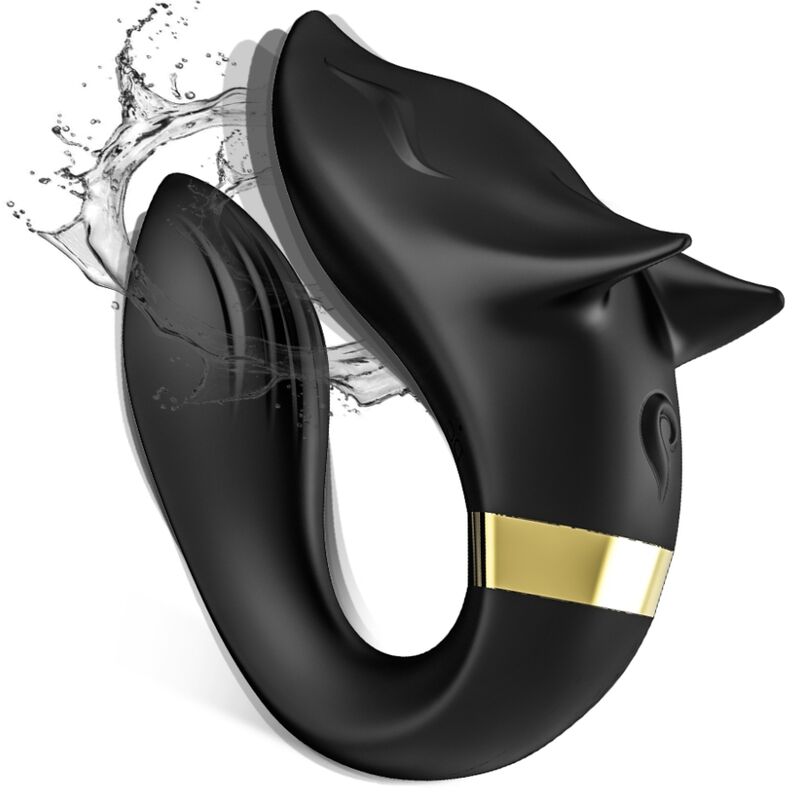 ARMONY - FOX VIBRATOR FOR COUPLES REMOTE CONTROL BLACK ARMONY FOR COUPLES