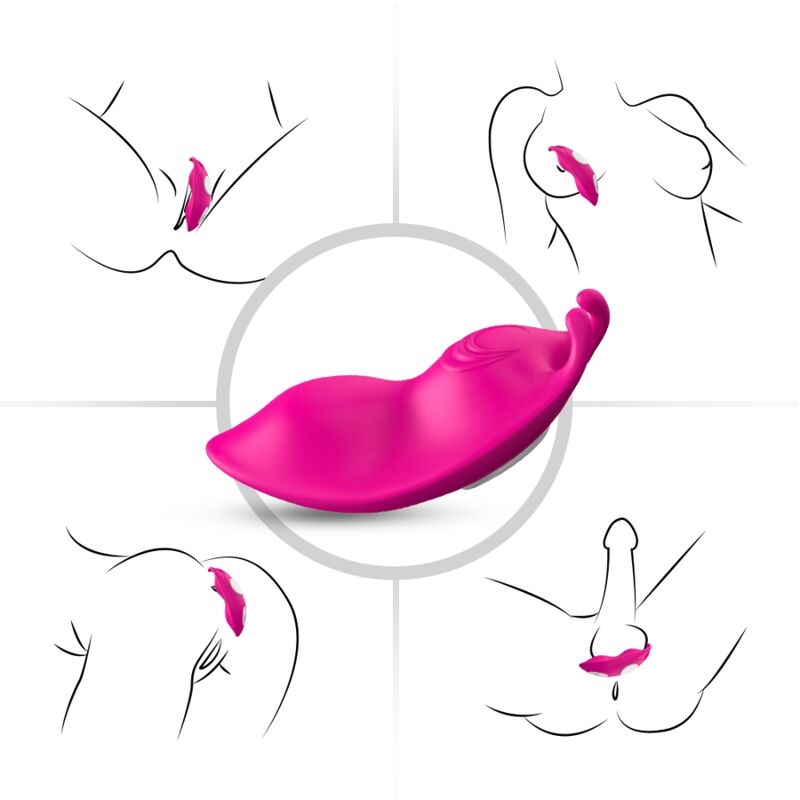 ARMONY - HONEYBEE WEARABLE PANTIES VIBRATOR G-SPOT REMOTE CONTROL FUCHSIA ARMONY WEARABLES