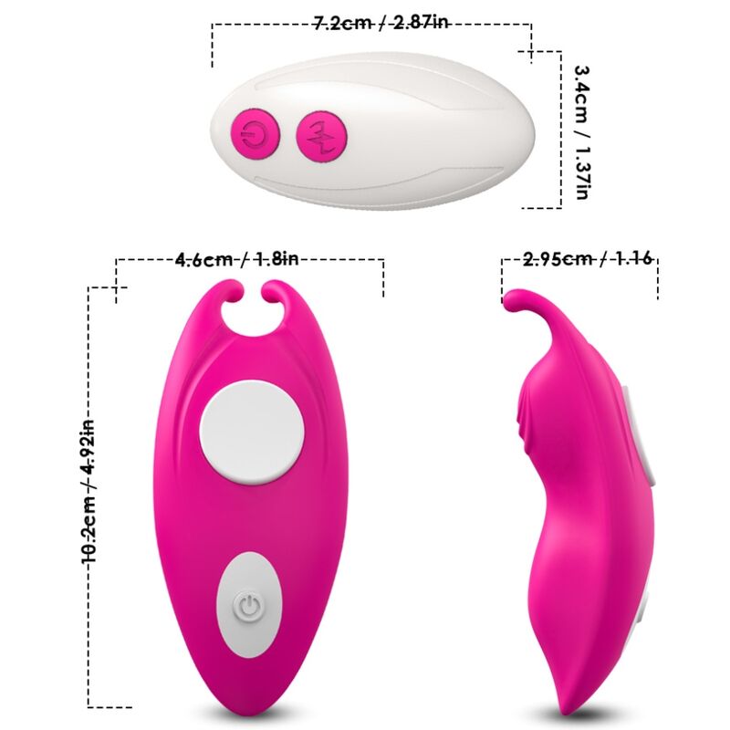 ARMONY - HONEYBEE WEARABLE PANTIES VIBRATOR G-SPOT REMOTE CONTROL FUCHSIA ARMONY WEARABLES