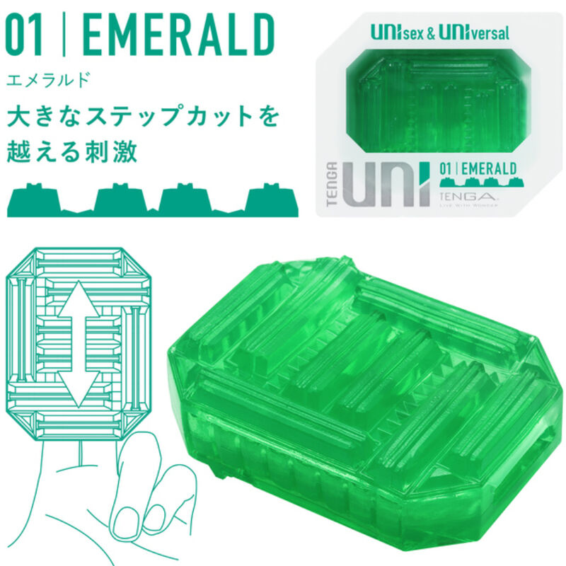 TENGA - UNI VARIETY MASTURBATOR THIMBLE PACK 4 UNITS TENGA