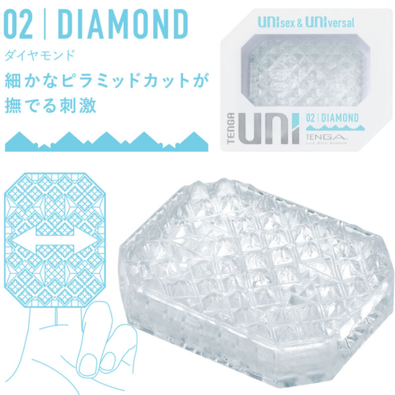 TENGA - UNI VARIETY MASTURBATOR THIMBLE PACK 4 UNITS TENGA
